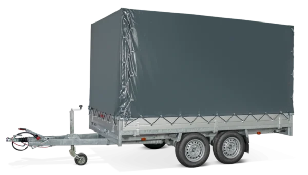 Remorque plateau anssems asx 2500.405 roues dessous